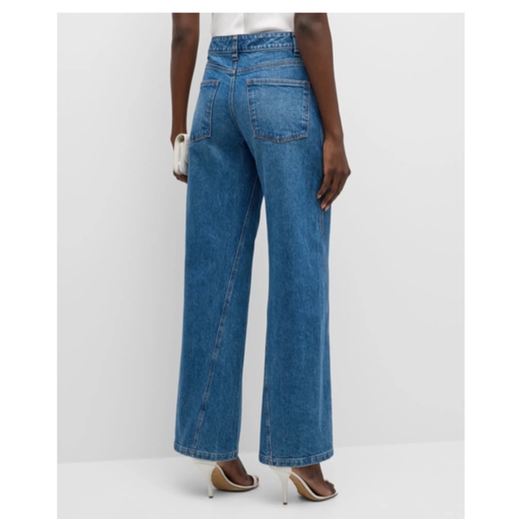 A.L.C. Abbott Straight Jeans Size 26 Medium Wash - Picture 2 of 16